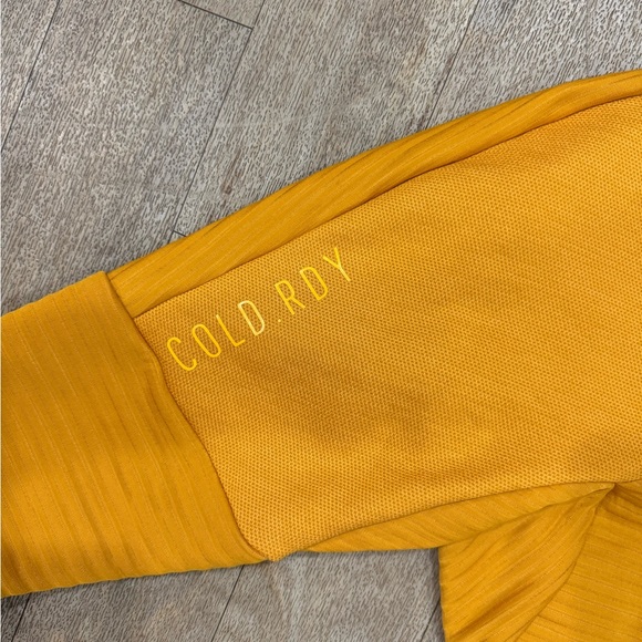 Adidas Sportswear Women's Mustard Yellow ZNE Athletic Hooded Track Jacket S - Picture 3 of 5